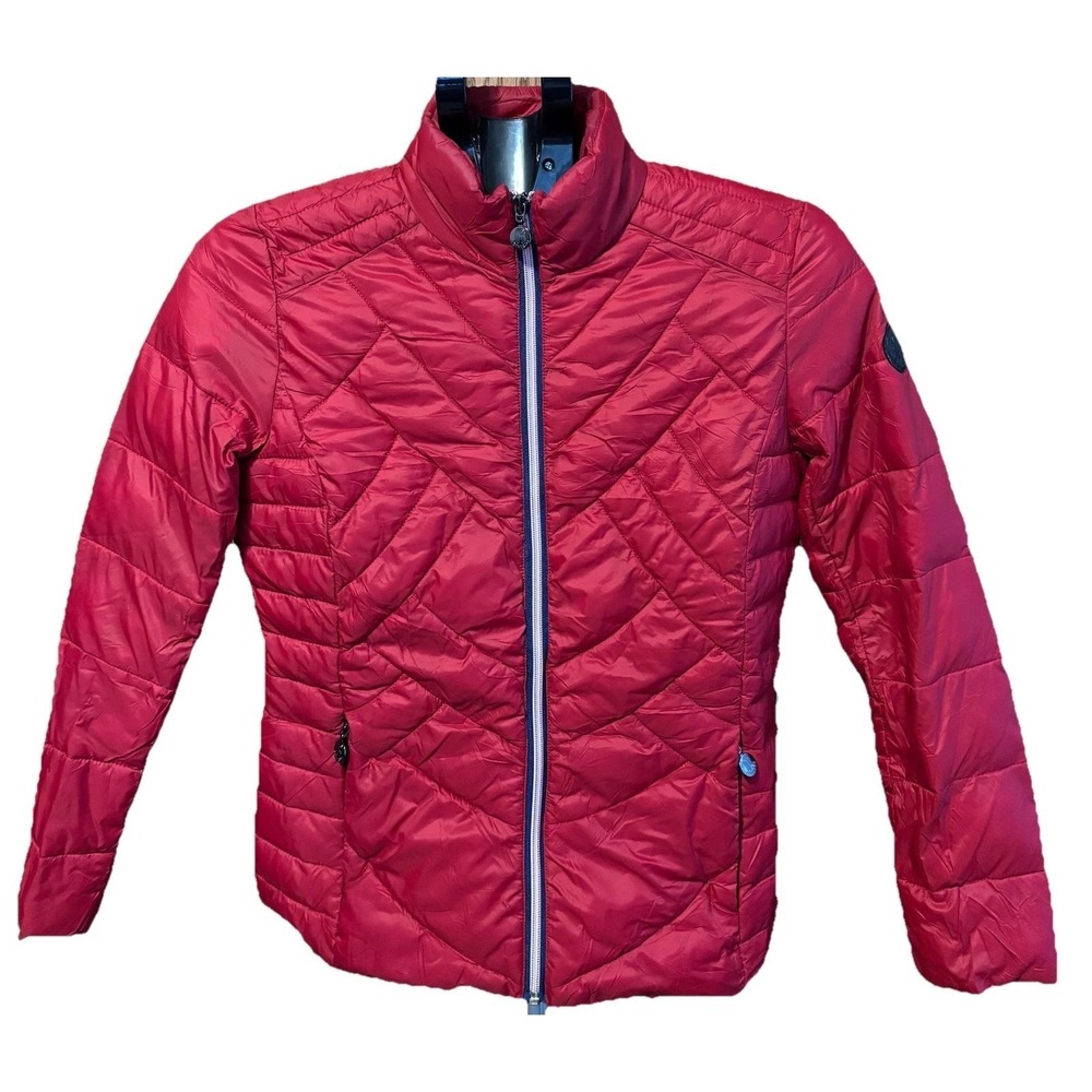 Bernardo Ladies Sz 14/16‎ RedPuffer Jacket Fits Like A Small Ski Snow Snowboard